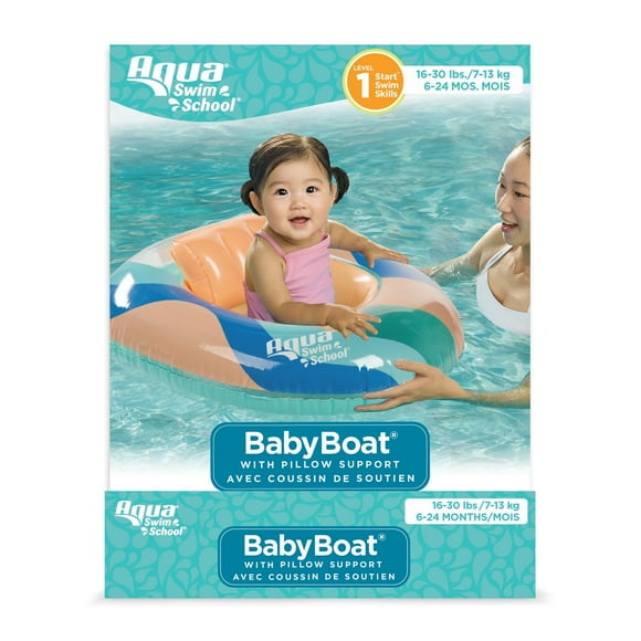 Aqua Leisure Swim School Bateau gonflable pour bébé pour piscine