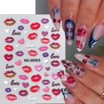 thumbnail image 2 of Calcomanías para uñas PBPCGBW, 4 piezas, diseño 5D de San Valentín, 2 of 7