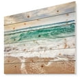 thumbnail image 1 of Design Art - Crystal Clear Blue Foaming Waves, 1 of 5