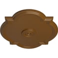 thumbnail image 3 of Ekena Millwork 24"W x 20 1/2"H x 1 1/8"P Waltz Ceiling Medallion (Fits Canopies up to 5 1/4"), Hand-Painted Smokey Topaz, 3 of 5