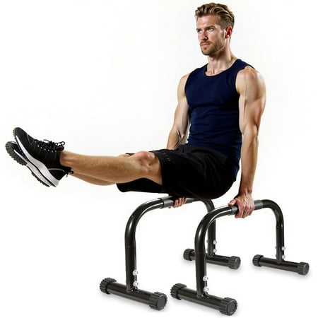 AmazeFan Parallettes Bars, High Steel Push Up Bar Strength Training For Handstands, Calisthenics Bars & Dip Bars, Calisthenic, Push Up Stands Handle for Floor Workouts Calisthenics Equipment