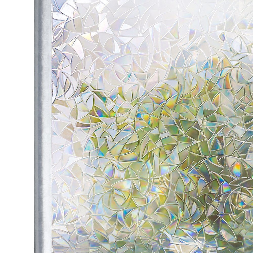 Non-Adhesive Window Film 3D painting static window film Stained Glass Film 