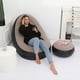 thumbnail image 1 of Sofá inflable perezoso con Pedal para exteriores sofá inflable grueso para Ehuebsd playa hogar sala de estar muebles sillas tumbona 2 unidsset por juego, 1 of 6
