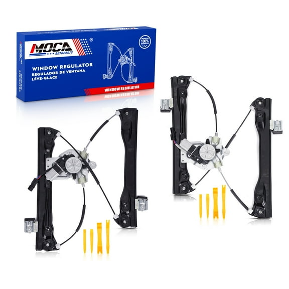 MOCA AUTOPARTS Front Left & Right Power Window Regulator w/ Motor Fit for 2012-2015 Chevrolet Cruze & 2016 Chevrolet Cruze Limited