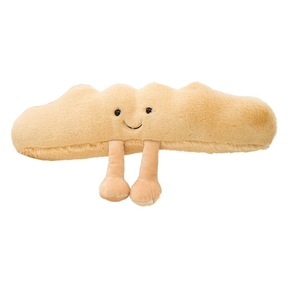 Jellycaten Toast Bread Pillow Funny Food Plush Toy, Croissant Plush Sandwiches Pizza Bread Pillow Toy, Pillows Small Cute Stuffed Plush Toast Sofa Pillow for Kids Adults