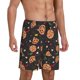 thumbnail image 2 of Fotbe Pizzas Mushrooms Pantalones Cortos de Pijama para Hombre, Ropa de Dormir, Pantalones de Pijama Cortos para Hombre-Large, 2 of 6