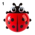 thumbnail image 2 of SPRING PARK Creative Cute Cartoon Ladybug Wall Suction Toothbrush Holder, 2 of 7