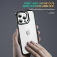 thumbnail image 5 of for iPhone 11 Pro Case Clear Shockproof Anti-Scratch Cover Protect Camera Lens iPhone 11 Pro Phone Case with Ring Stand Slim Orange Rugged Heavy Duty Protection (Black), 5 of 14