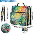 thumbnail image 2 of FORMRS Zipper Binder with Shoulder Strap 2-inch Ring 500 Sheet Capacity File Bag, Colorful Plants, 2 of 5