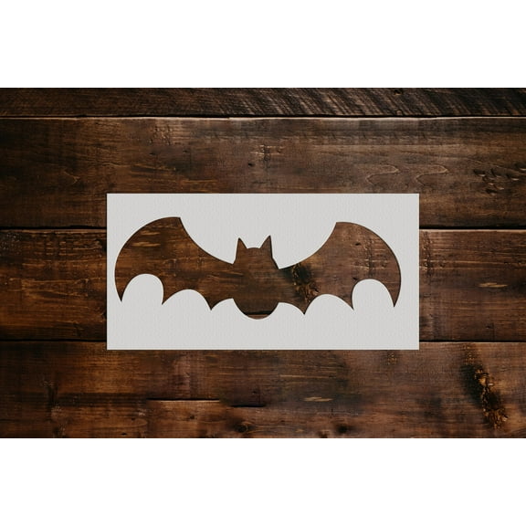 Bat Stencil - Art and Wall Stencil (3"x6")
