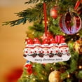 thumbnail image 5 of Personalized Christmas Trees Ornaments, Gnomes Personalized Family Christmas Ornaments, Custom Names, Family of 5, 5 of 8