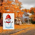thumbnail image 4 of Winter Washable Outdoor Garden Flag Durable Simple Watercolor Christmas Garden Decor for Outdoor, 28x40 Inches Winter Holiday Versatile Yard Flags Decoration for House Outdoor Backyard, 4 of 6