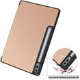 thumbnail image 6 of Dteck for Samsung Galaxy Tab S10 Ultra 14.6" 2024 Case, Protective Tri-Fold Cover and S Pen Holder, Auto Wake/Sleep, Rosegold, 6 of 6