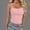 #0161-Pink, variant on Women's Sleeveless Striped Tanks, Casual Round Neck Blouses with Soft Modal Fabric, Lightweight Summer Camis for Spring, Cute Basic Tops for Daily Wear Gift