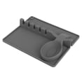 thumbnail image 3 of Soporte para utensilios antiescaldaduras para cocinar de forma segura y guardar espátulas Soporte para cucharas de silicona gris, 3 of 8