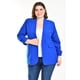 thumbnail image 1 of Blazer manga 3/4 Roman Fashion /Tallas Extras, 12255 (Azul rey) azul 42, 1 of 6