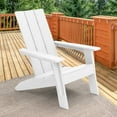 thumbnail image 2 of ACEGOSES Adirondack Chair Outdoor Patio Furniture for Lawn and Backyard,White/2 Pcs, 2 of 9