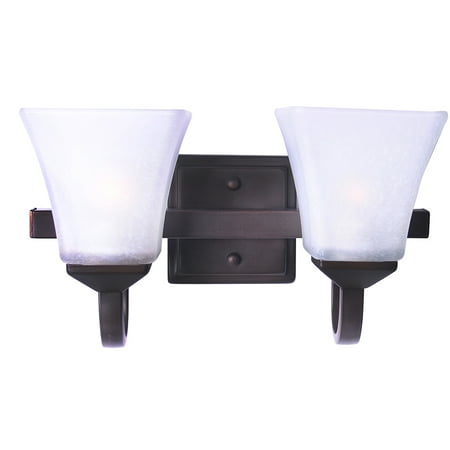

Design House 577437 Torino Traditional 2-Light Indoor Dimmable Up/Down Wall Light Snow Glass for Hallway Foyer Bathroom Brushed Bronze
