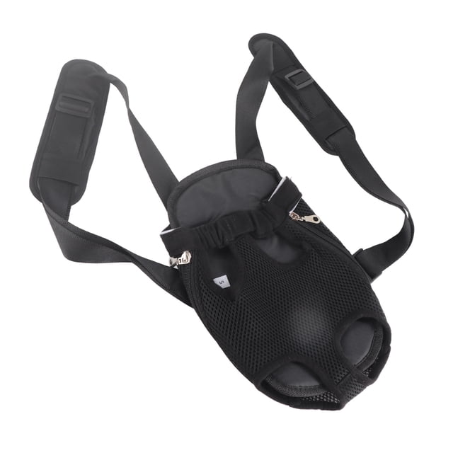 Legs Out Pet Backpack, Breathable 2 Wearing Methods Lightweight Wearable Dog Front Backpack for Walking