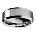 thumbnail image 3 of Metal Masters 8mm High-Polish Matte Finish Mens Tungsten Ring Wedding Band, 3 of 7