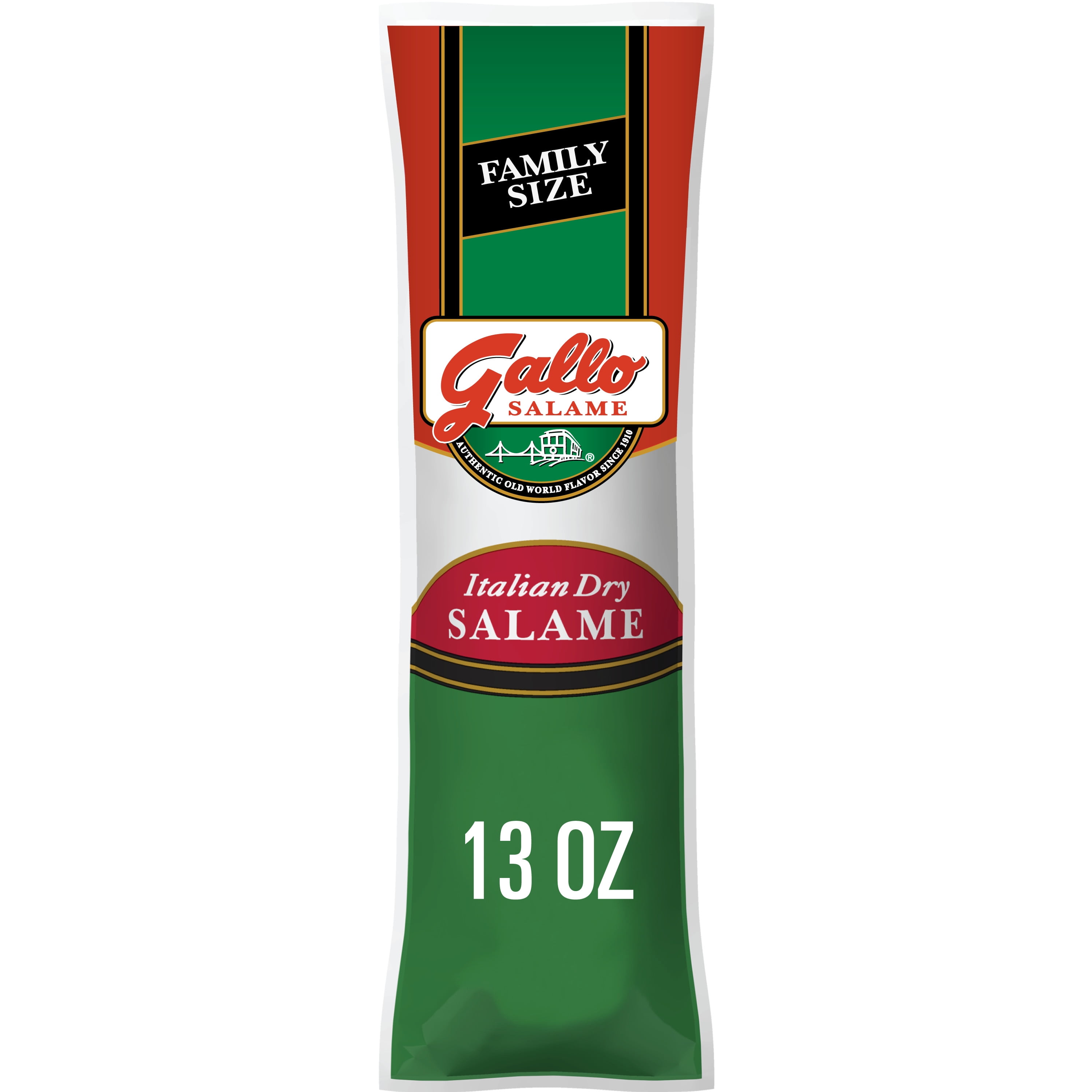 Gallo Salame Italian Dry Salami Chub, 13 oz