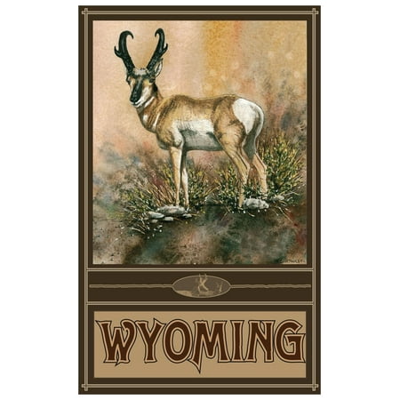 Wyoming Antelope Giclee Art Print Poster by Dave Bartholet (12