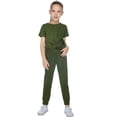 thumbnail image 3 of Arshiner Girls 2 Pieces Cute Outfits Tracksuits Jogger Suits Sweatsuits Lounge Set, 3 of 8