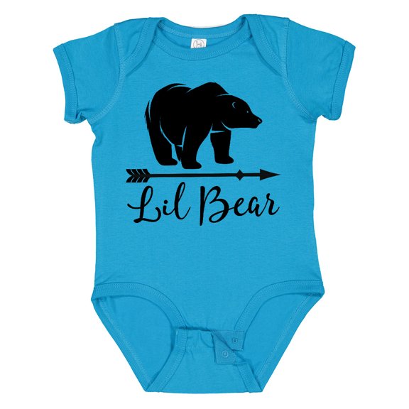 Inktastic Lil Bear Boys Cute Baby Boys Baby Bodysuit
