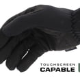 thumbnail image 2 of Guantes tácticos Mechanix Wear de piel sintética negra, 2 of 6