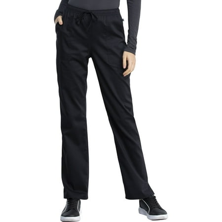

Cherokee Workwear Revolution Tech Women s Scrubs Pant Mid Rise Straight Leg Drawstring WW041AB