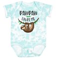thumbnail image 3 of Inktastic Pawpaw Loves Me Cute Sloth and Baby Boys or Girls Baby Bodysuit, 3 of 5