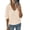 Apricot, variant on Women Short Sleeve Cardigan Casual V Neck Sweater Top