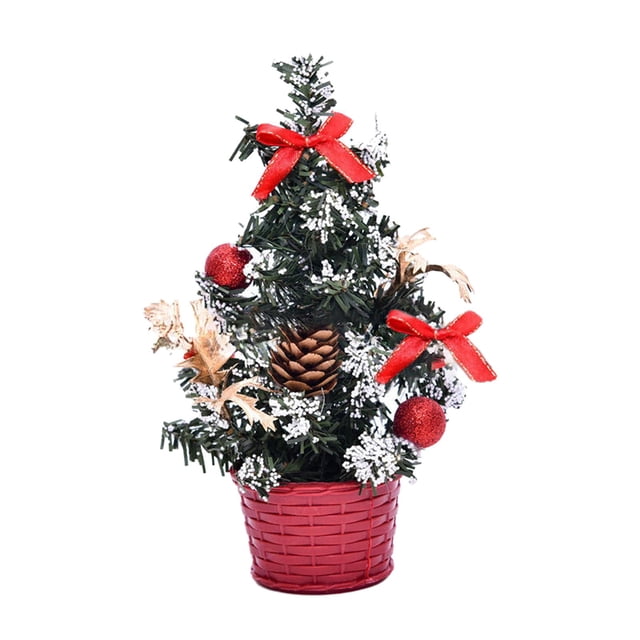 Accesorios de mesa para fotos de de Navidad, colección de regalos de Navidad, miniatura de 7,87 pulgadas para suministros de fiesta, estante Estilo B mayimx Árbol del festival de mesa