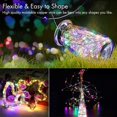 thumbnail image 2 of 33 ft 2 Pack 100 LED Silver Wire Fairy String Lights, Battery Operated String Lights | Waterproof & Ideal for Outdoor and Indoor LED, Multicolor, 2 of 11