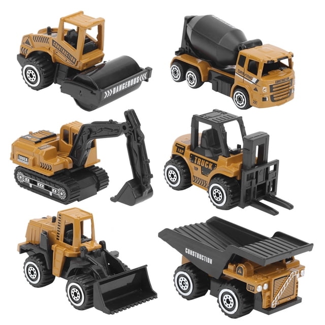 Juego de juguetes modelo de coche BuyWeekMX 6 piezas aleación 1:64