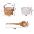 thumbnail image 2 of Seau et Louche de 1 Gallon & Accessoire de SPA Fait Main, 2 of 8