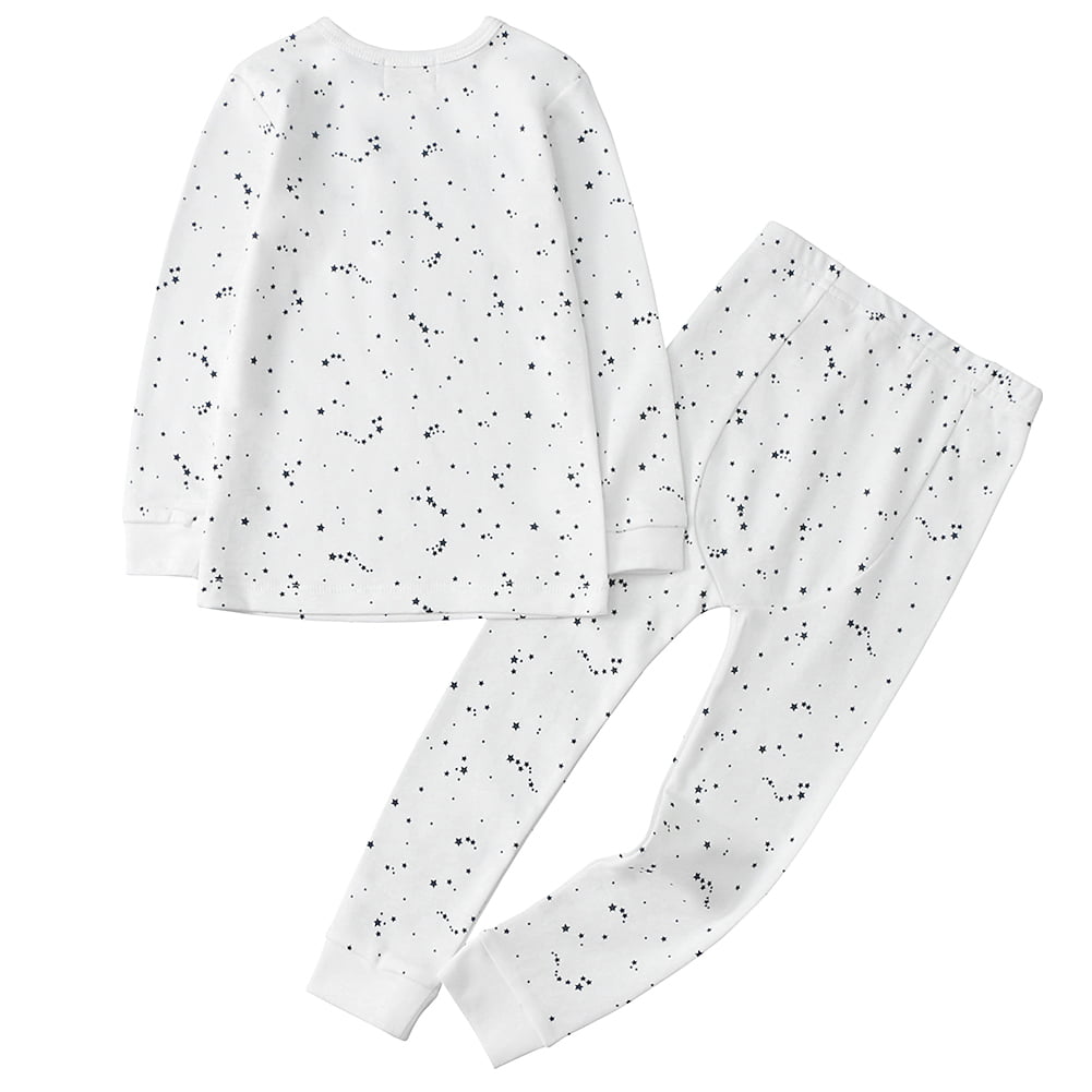 Toddler Boy Girl 2-Piece Sleepwear Owlivia 100% Organic Cotton Baby Long Sleeve Pajama Sets 
