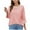 Pink, variant on breaise Women 2025 Summer Short Sleeve T-Shirts Loose Casual Crewneck Tunic Tops Fashion Tee Tops S-XL Free Shipping