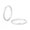 Silver-40mm, variant on VEEDOFA Gold Hoop Earrings for Women, Lightweight 14K Gold Plated Hoops, 20/30/40mm