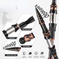 thumbnail image 3 of Fishing Rod and Reel Combos - Carbon Fiber Telescopic Fishing Pole - Spinning Reel 12 +1 Shielded Bearings Stainless Steel, 3 of 6