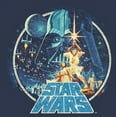 thumbnail image 2 of Men's Star Wars Classic Scene Circle  Graphic Tee Royal Blue Medium, 2 of 5