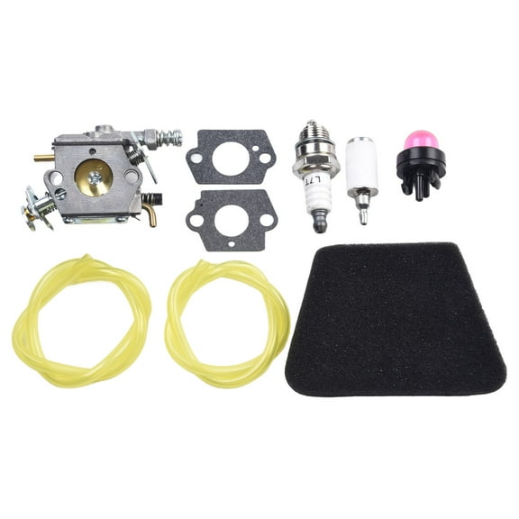 1 Set Carburetor Kit for Poulan 2250 2350 2375 2450 2550 222 262 Gas Chainsaw Air Filter Fuel Filter Primer Bulb Spark Plug Gaskets