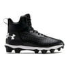 Under Armour Boys Hammer Mid Rm Jr Football Cleats - Black - 3.5