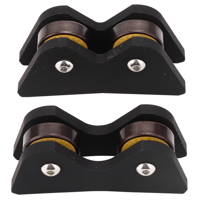 YLSHRF Billard Billard Club Rouleau Détecteur de Rectitude Checker, Noir Club Rouleau Inspecter Outil 2Pcs