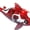 Red, variant on Robot Fish Toy - Swimming Electronic Pet, Realistic Motion Shark Design, LED Auto Moving Body | Rechargeable Robotic Fish Bath Pool