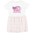 thumbnail image 3 of Inktastic Happy One Hundred Days of School Bow and Flowers Girls Toddler Dress, 3 of 5