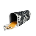 thumbnail image 3 of Picia Artistic Black White Peacocks Magnetic Mailbox Cover Standard Size-21x18 in, 3 of 9