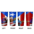 thumbnail image 4 of Three Kings Puerto Rico 20oz Tumbler, Insulated Stainless Steel Water Bottle Portable Travel Coffee Tea Mug Cup, 4 of 6