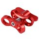 thumbnail image 3 of 3X Accesorio de Camara Clip de Mariposa de Bola de Luz de Buceo Abrazadera de Brazo Montaje de Aluminio para Gopro Hero 3 + / 4/5 Xiaoyi Gitup SJ6000 Camara Rojo, 3 of 5