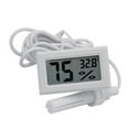 thumbnail image 1 of Luckyn Embedded LCD Digital Thermometer Temperature Hygrometer Humidity With Battery for Incubators, Brooders, Reptile Tank, Aquarium, Fish Tank,White, 1 of 10